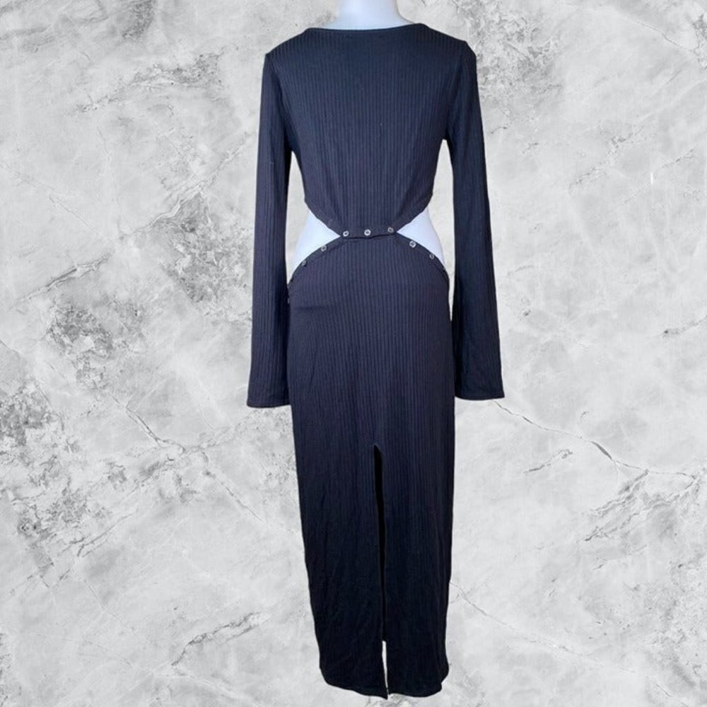 Lovers and Friends Jordy Knit Midi Dress - Black - Picture 6 of 10